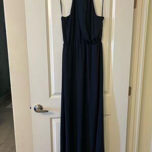 EUC Forever 21 Dark Blue Maxi Column Dress
